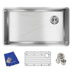 Elkay Tarja Crosstown® Calibre 18 Acero Inoxidable 31-1/2" x 18-1/2" x 9" de Un Tazón Bajo Cubierta (Kit) — vista de producto