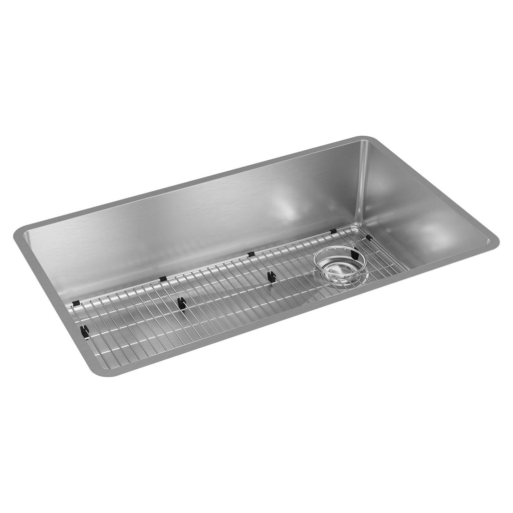 Elkay Tarja Crosstown® Calibre 18 Acero Inoxidable 31-1/2" x 18-1/2" x 9" de Un Tazón Bajo Cubierta (Kit) — vista de producto