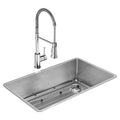 Elkay Tarja Crosstown® Calibre 18 Acero Inoxidable 31-1/2" x 18-1/2" x 9" de Un Tazón Bajo Cubierta (Kit) with Faucet — vista de producto