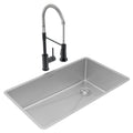 Elkay Tarja Crosstown® Calibre 18 Acero Inoxidable 31-1/2" x 18-1/2" x 9" de Un Tazón Bajo Cubierta (Kit con Llave y Drenaje) — vista de producto