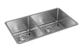 Elkay Tarja Crosstown® Calibre 18 Acero Inoxidable 31-1/2" x 18-1/2" x 9" 40/60 de Dos Tazones Bajo Cubierta (Kit) — vista de producto
