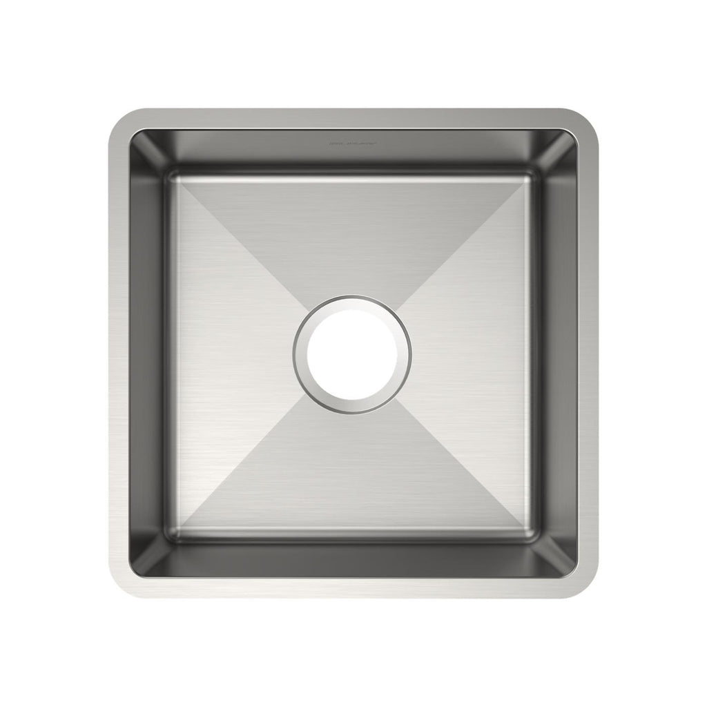 Elkay Tarja Crosstown® Calibre 18 Acero Inoxidable 16-1/2" x 16-1/2" x 5" de Un Tazón Bajo Cubierta — vista de producto