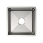 Elkay Tarja Crosstown® Calibre 18 Acero Inoxidable 16-1/2" x 16-1/2" x 5" de Un Tazón Bajo Cubierta — vista de producto
