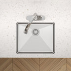 Elkay Tarja Crosstown® Calibre 18 Acero Inoxidable 22-1/2" x 18-1/2" x 5-1/2" de Un Tazón Bajo Cubierta — ambiente de cocina