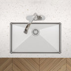 Elkay Tarja Crosstown® Calibre 18 Acero Inoxidable 29-1/2" x 18-1/2" x 5-1/2" de Un Tazón Bajo Cubierta — ambiente de cocina