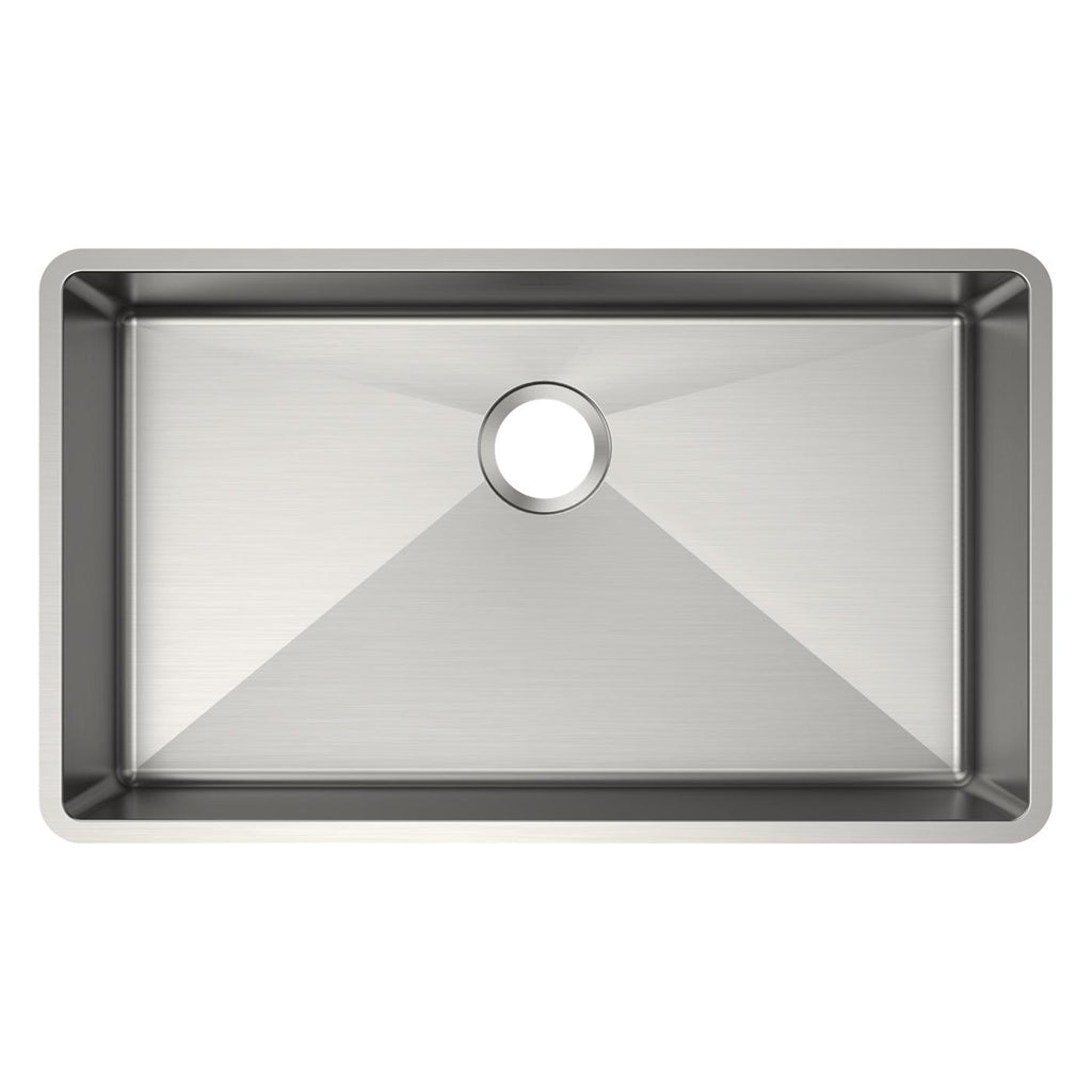 Elkay Tarja Crosstown® Calibre 18 Acero Inoxidable 31-1/2" x 18-1/2" x 5-1/2" de Un Tazón Bajo Cubierta — vista de producto