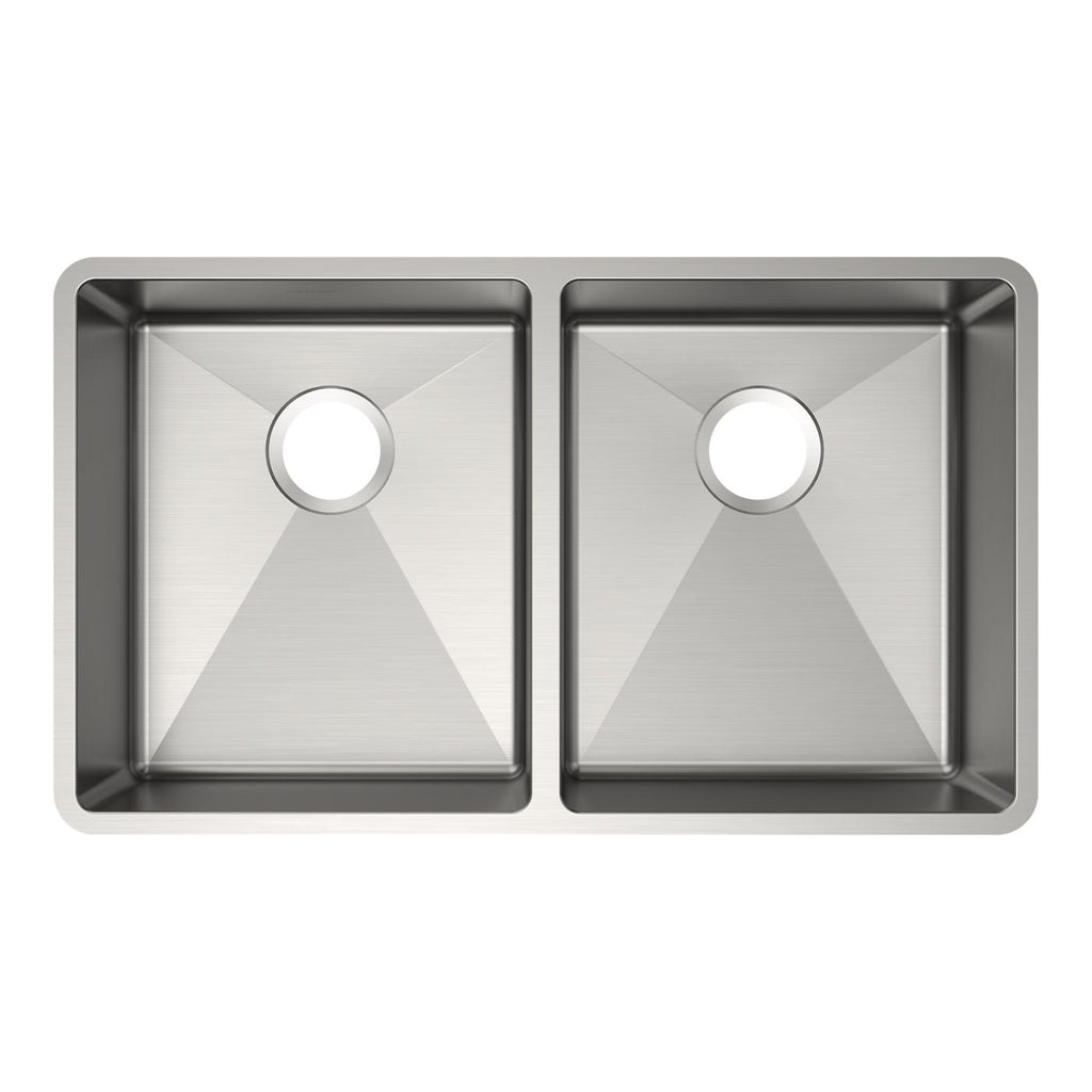 Elkay Tarja Crosstown® Calibre 18 Acero Inoxidable 31-1/2" x 18-1/2" x 5-1/2" de Dos Tazones Bajo Cubierta — vista de producto
