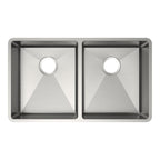 Elkay Tarja Crosstown® Calibre 18 Acero Inoxidable 31-1/2" x 18-1/2" x 5-1/2" de Dos Tazones Bajo Cubierta — vista de producto