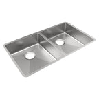 Elkay Tarja Crosstown® Calibre 18 Acero Inoxidable 31-1/2" x 18-1/2" x 5-1/2" de Dos Tazones Bajo Cubierta — vista de producto