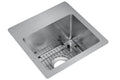 Elkay Tarja Crosstown® Calibre 18 Acero Inoxidable 15" x 15" x 9" de Un Tazón de Doble Montaje (Kit) — vista de producto