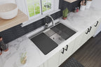 Elkay Tarja Crosstown® Workstation Acero Inoxidable 33" x 22" x 9" 1 Orificio de Un Tazón de Doble Montaje — ambiente de cocina