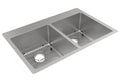 Elkay Tarja Crosstown® Calibre 18 Acero Inoxidable 33" x 22" x 9" de Dos Tazones Iguales de Doble Montaje (Kit) — vista de producto