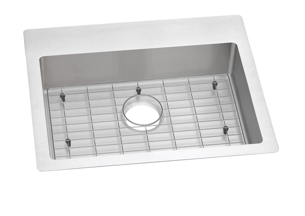 Elkay Tarja Crosstown® Calibre 18 Acero Inoxidable 25" x 22" x 6" de Un Tazón de Doble Montaje ADA (Kit) — vista de producto