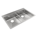 Elkay Tarja Crosstown® Calibre 18 Acero Inoxidable 33" x 22" x 6" de Dos Tazones Iguales ADA de Doble Montaje — vista de producto