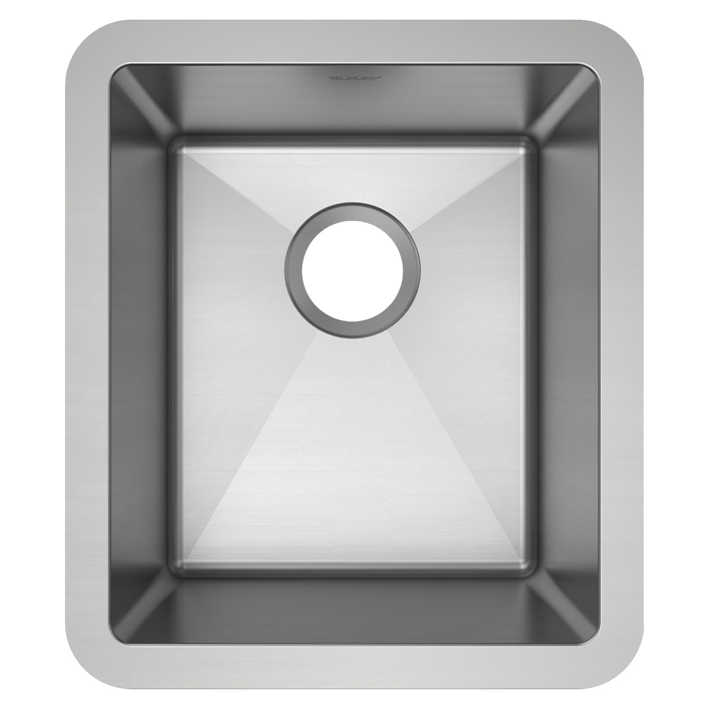 Elkay Tarja Crosstown® Calibre 16 Acero Inoxidable 16" x 18-1/2" x 10" de Un Tazón Bajo Cubierta — vista de producto