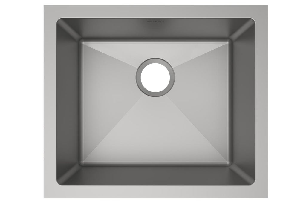 Elkay Tarja Crosstown® Calibre 16 Acero Inoxidable 21-1/2" x 18-1/2" x 10" de Un Tazón Bajo Cubierta — vista de producto