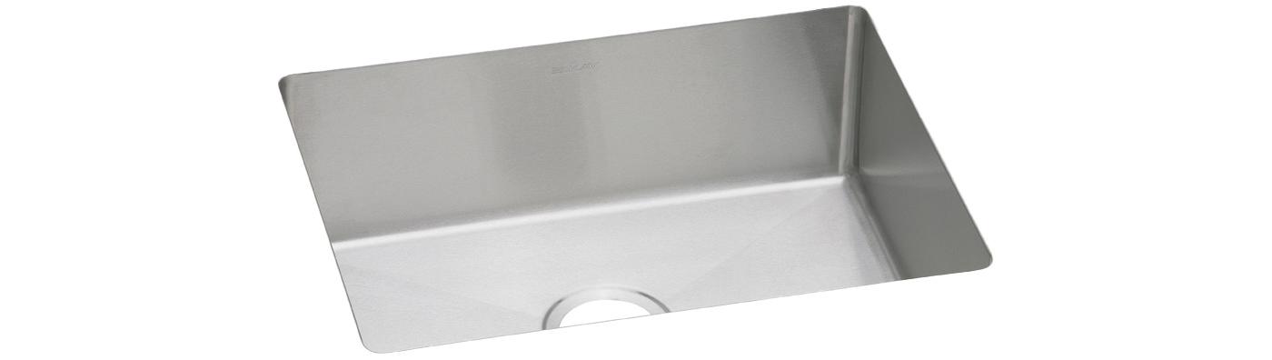 Elkay Tarja Crosstown® Calibre 16 Acero Inoxidable 23-1/2" x 18-1/4" x 10" de Un Tazón Bajo Cubierta — vista de producto