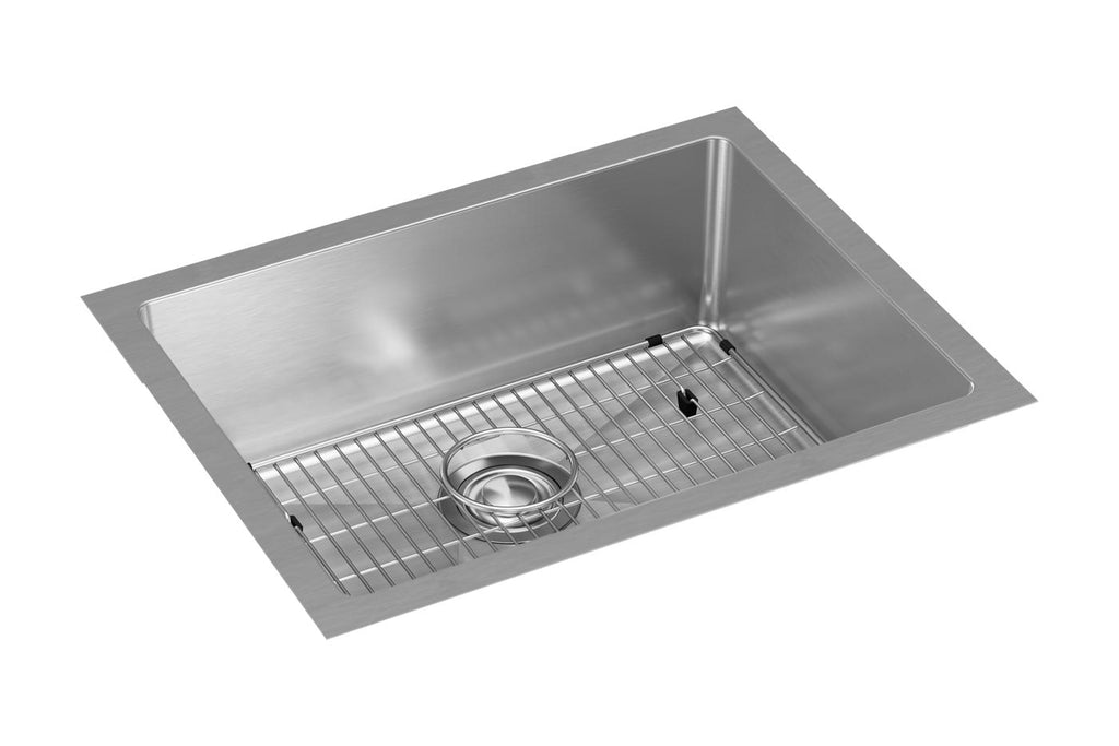 Elkay Tarja Crosstown® Calibre 16 Acero Inoxidable 23-1/2" x 18-1/4" x 8" de Un Tazón Bajo Cubierta (Kit) — vista de producto