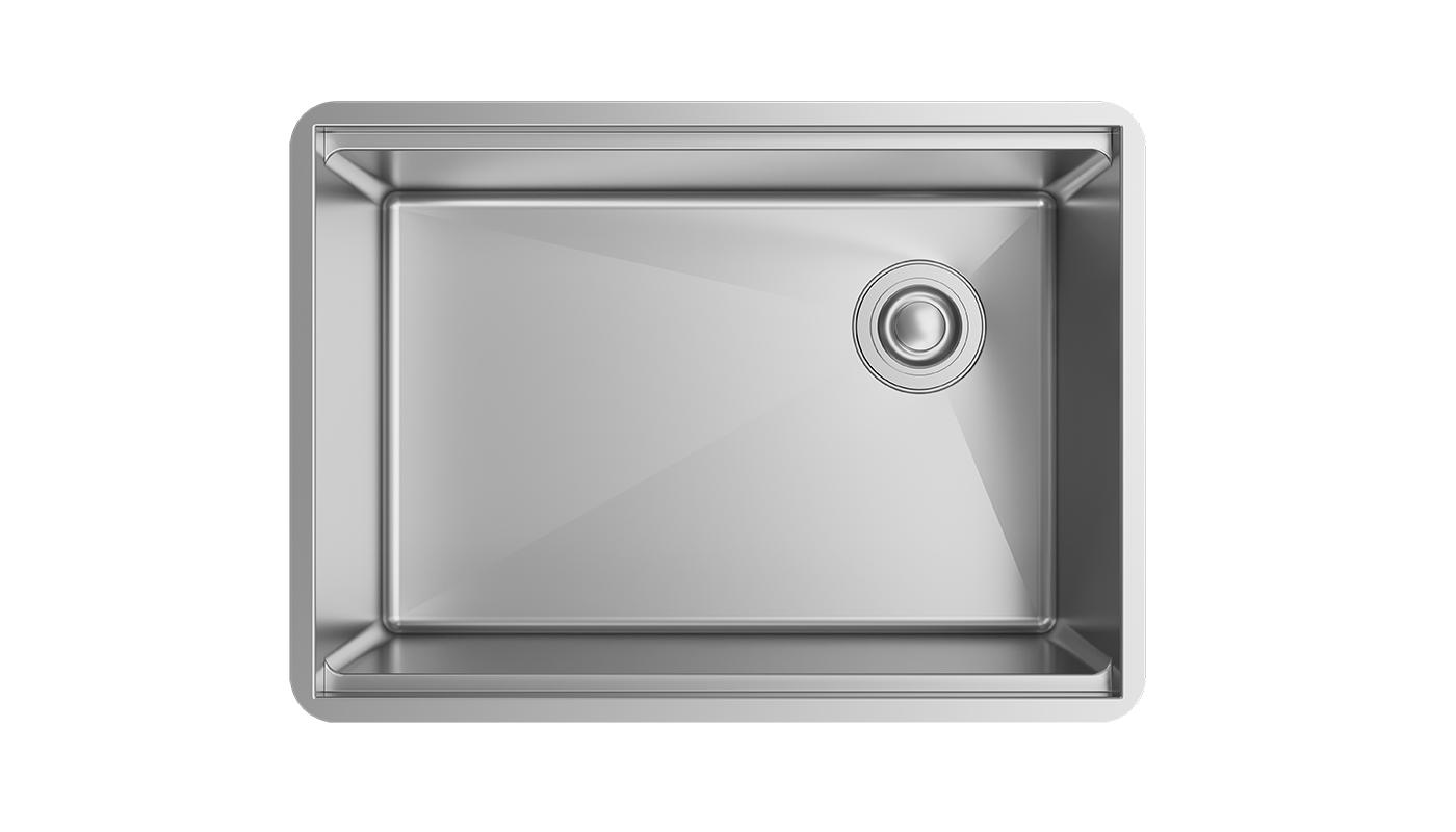 Elkay Tarja Crosstown® Calibre 16 Workstation Acero Inoxidable 25-1/2" x 18-1/2" x 9" de Un Tazón Bajo Cubierta (Kit) — vista de producto