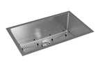 Elkay Tarja Crosstown® Calibre 16 Acero Inoxidable 30-1/2" x 18-1/2" x 10" de Un Tazón Bajo Cubierta (Kit) — vista de producto