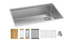 Elkay Tarja Crosstown® Calibre 16 Workstation Acero Inoxidable 31-1/2" x 18-1/2" x 9" de Un Tazón Bajo Cubierta (Kit) — vista de producto
