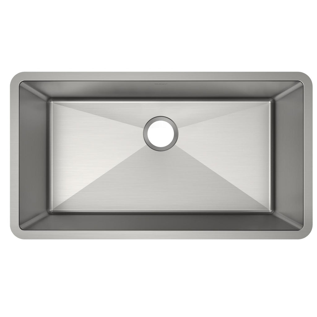 Elkay Tarja Crosstown® Calibre 16 Acero Inoxidable 32-1/2" x 18" x 10" de Un Tazón Bajo Cubierta — vista de producto