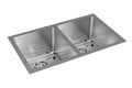 Elkay Tarja Crosstown® Calibre 16 Acero Inoxidable 30-3/4" x 18-1/2" x 10" de Dos Tazones Iguales Bajo Cubierta (Kit) — vista de producto