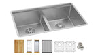 Elkay Tarja Crosstown® Calibre 18 Workstation Acero Inoxidable 31-1/2" x 18-1/2" x 9" de Un Tazón Bajo Cubierta (Kit) — vista de producto