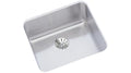 Elkay Tarja Lustertone® Classic Acero Inoxidable 14-1/2" x 14-1/2" x 7" de Un Tazón Bajo Cubierta with Perfect Drain® — vista de producto