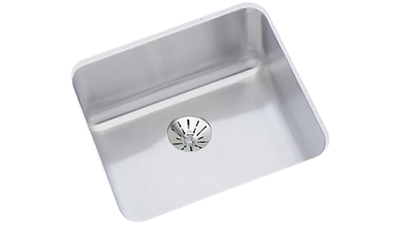 Elkay Tarja Lustertone® Classic Acero Inoxidable 14-3/8" x 14-3/8" x 6" de Un Tazón Bajo Cubierta — vista de producto
