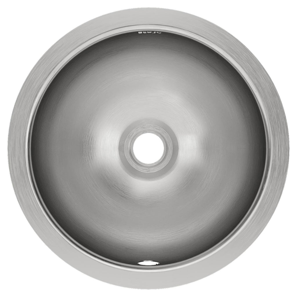 Elkay Tarja Asana® Acero Inoxidable 14-3/8" x 14-3/8" x 6" de Un Tazón Bajo Cubierta Bathroom with Overflow — vista de producto