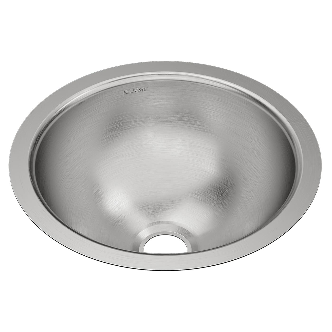 Elkay Tarja Asana® Acero Inoxidable 14-3/8" x 14-3/8" x 6" de Un Tazón Bajo Cubierta Bathroom — vista de producto