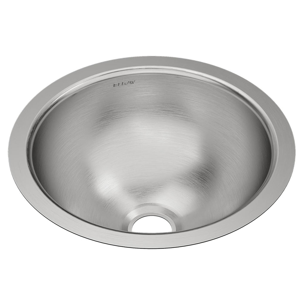 Elkay Tarja Asana® Acero Inoxidable 18-3/8" x 18-3/8" x 8" de Un Tazón Bajo Cubierta Bathroom with Overflow — vista de producto