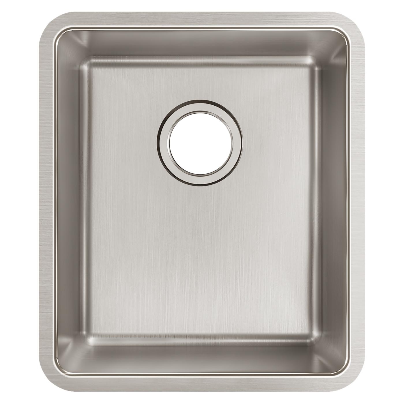 Elkay Tarja Lustertone Iconix® Calibre 18 Acero Inoxidable 16" x 18-1/2" x 8" de Un Tazón Bajo Cubierta — vista de producto