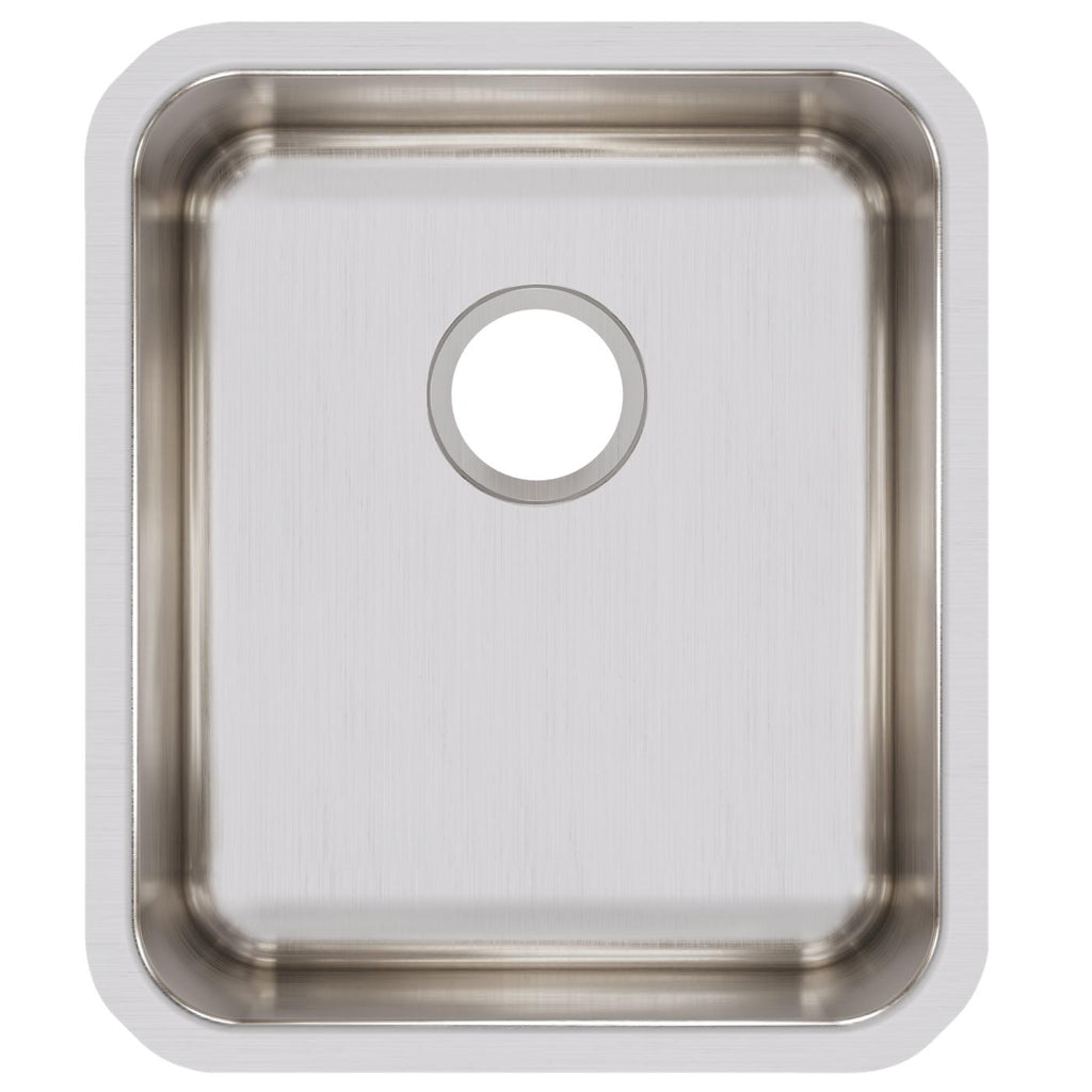 Elkay Tarja Lustertone® Classic Acero Inoxidable 16" x 18-1/2" x 7-7/8" de Un Tazón Bajo Cubierta — vista de producto