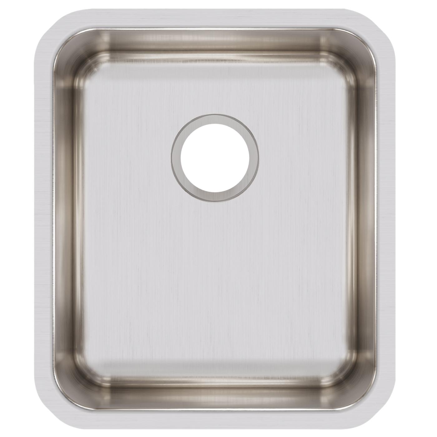 Elkay Tarja Lustertone® Classic Acero Inoxidable 16" x 18-1/2" x 7-7/8" de Un Tazón Bajo Cubierta — vista de producto