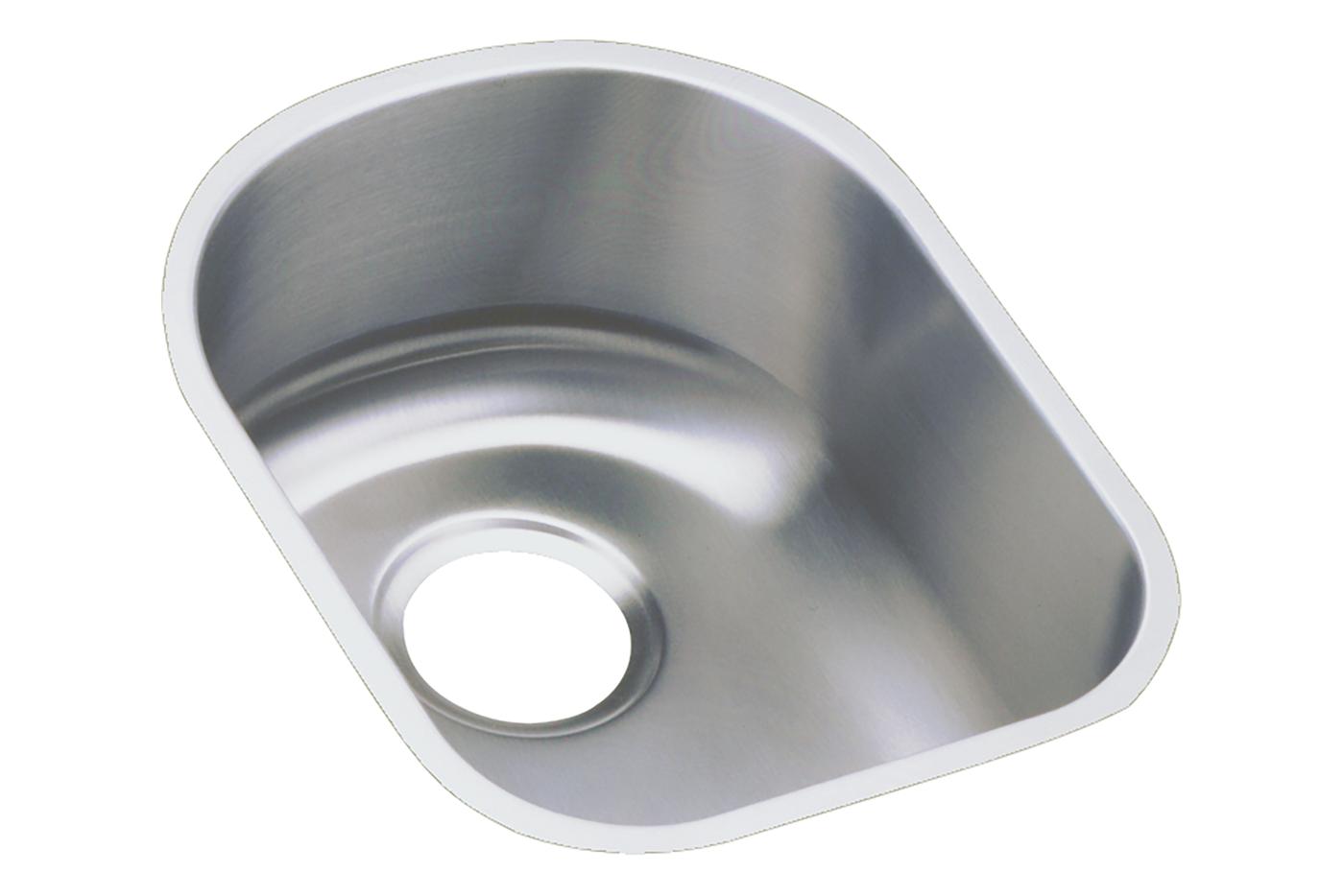 Elkay Tarja Lustertone® Classic Acero Inoxidable 14" x 17-1/2" x 7-1/2" de Un Tazón Bajo Cubierta — vista de producto