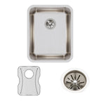 Elkay Tarja Lustertone® Classic Acero Inoxidable 16-1/2" x 20-1/2" x 9-7/8" de Un Tazón Bajo Cubierta (Kit) — ambiente de cocina