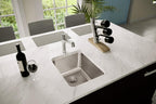 Elkay Tarja Lustertone® Classic Acero Inoxidable 16-1/2" x 20-1/2" x 9-7/8" de Un Tazón Bajo Cubierta — ambiente de cocina