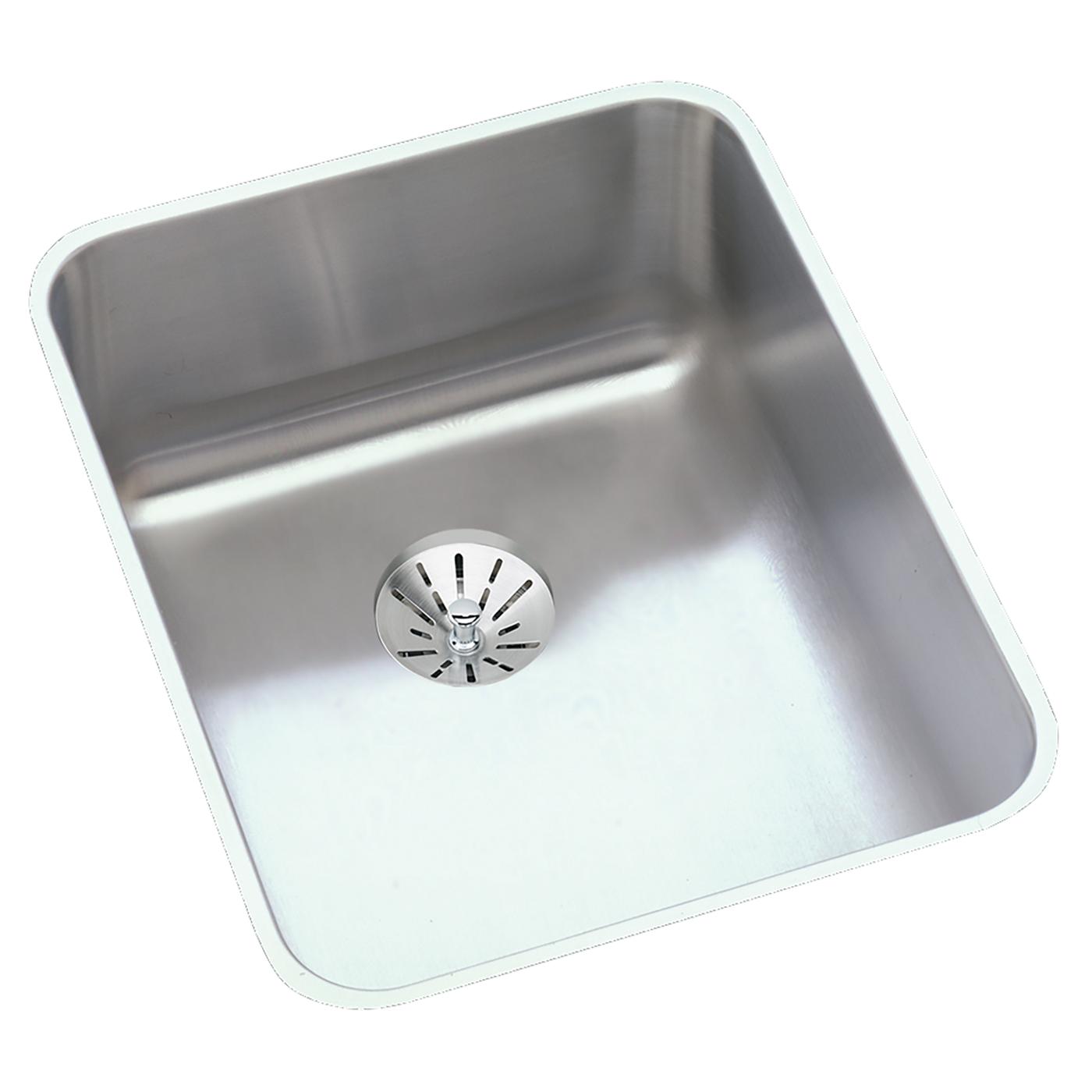 Elkay Tarja Lustertone® Classic Acero Inoxidable 16-1/2" x 20-1/2" x 7-7/8" de Un Tazón Bajo Cubierta with Perfect Drain® — vista de producto