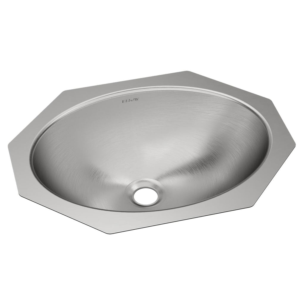 Elkay Tarja Asana® Acero Inoxidable 18" x 14" x 6" de Un Tazón Bajo Cubierta Bathroom — vista de producto
