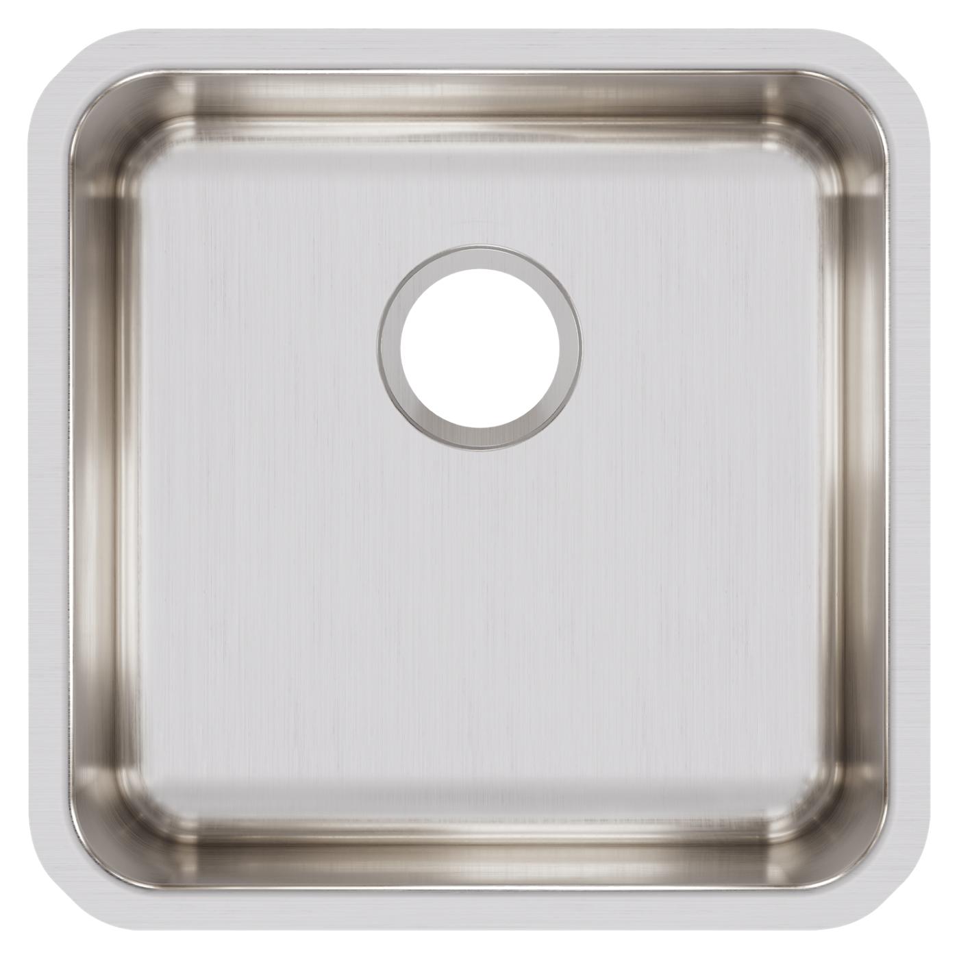 Elkay Tarja Lustertone® Classic Acero Inoxidable 18-1/2" x 18-1/2" x 7-7/8" de Un Tazón Bajo Cubierta — vista de producto