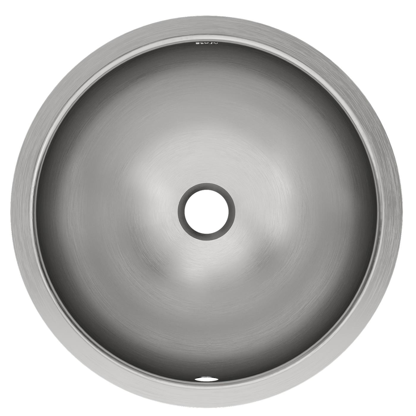 Elkay Tarja Asana® Acero Inoxidable 18-3/8" x 18-3/8" x 8" de Un Tazón Bajo Cubierta Bathroom with Overflow — vista de producto