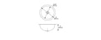 Elkay Tarja Asana® Acero Inoxidable 18-3/8" x 18-3/8" x 8" de Un Tazón Bajo Cubierta Bathroom — vista de producto