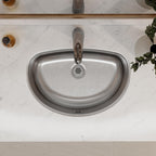 Elkay Tarja Asana® Acero Inoxidable 19-1/2" x 13-5/16" x 6-1/4" de Un Tazón Bajo Cubierta Bathroom — ambiente de cocina