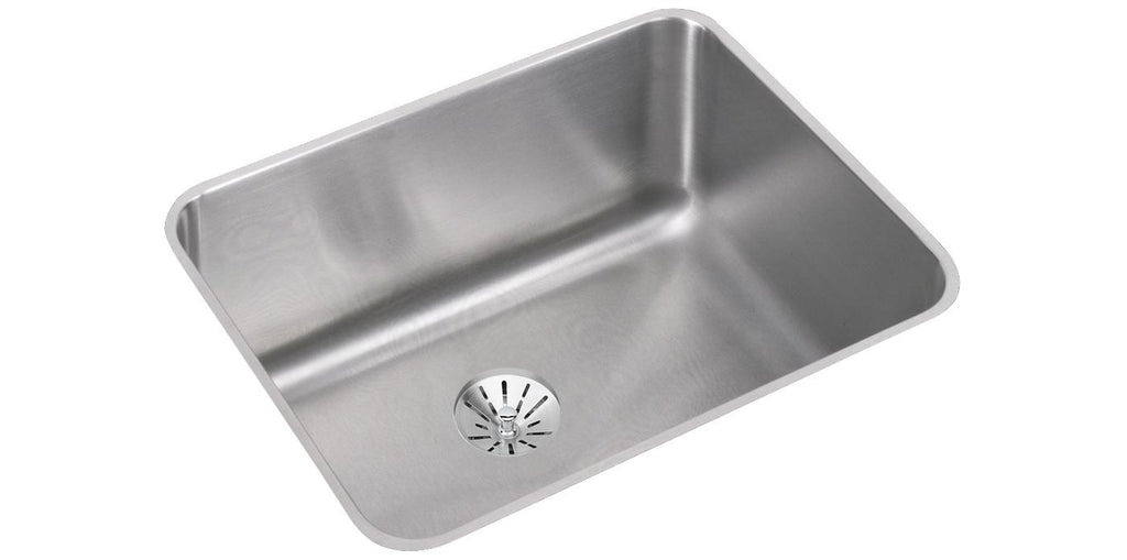 Elkay Tarja Lustertone® Classic Acero Inoxidable 23-1/2" x 18-1/4" x 10" de Un Tazón Bajo Cubierta — vista de producto