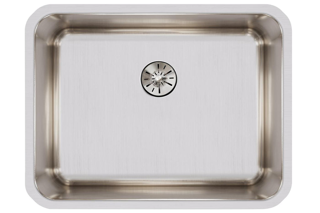 Elkay Tarja Lustertone® Classic Acero Inoxidable 23-1/2" x 18-1/4" x 10" de Un Tazón Bajo Cubierta with Perfect Drain® — vista de producto
