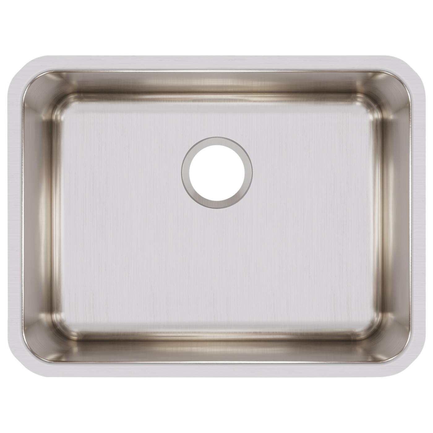 Elkay Tarja Lustertone® Classic Acero Inoxidable 23-1/2" x 18-1/4" x 10" de Un Tazón Bajo Cubierta — vista de producto