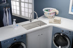Elkay Tarja Lustertone® Classic Acero Inoxidable 23-1/2" x 18-1/4" x 12" de Un Tazón Bajo Cubierta — ambiente de cocina