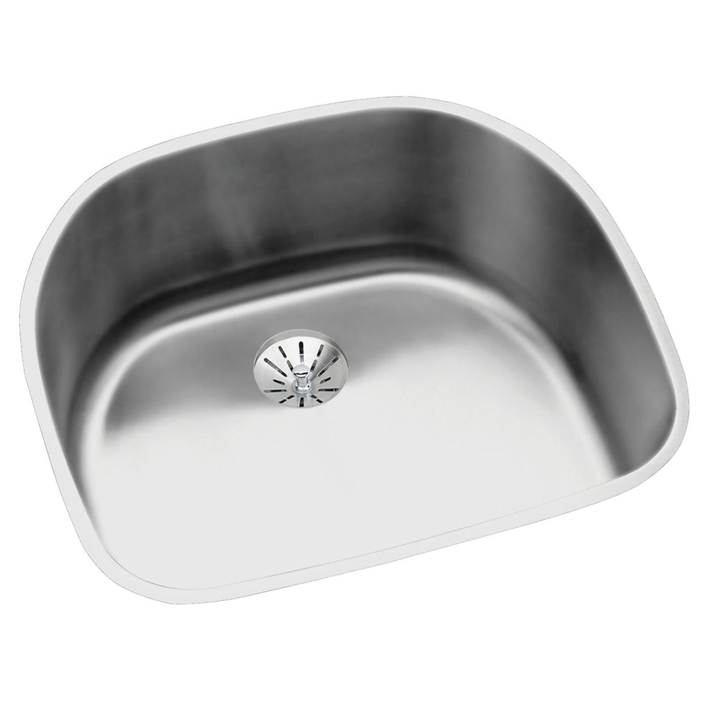 Elkay Tarja Lustertone® Classic Acero Inoxidable 23-5/8" x 21-1/4" x 10" de Un Tazón Bajo Cubierta — vista de producto